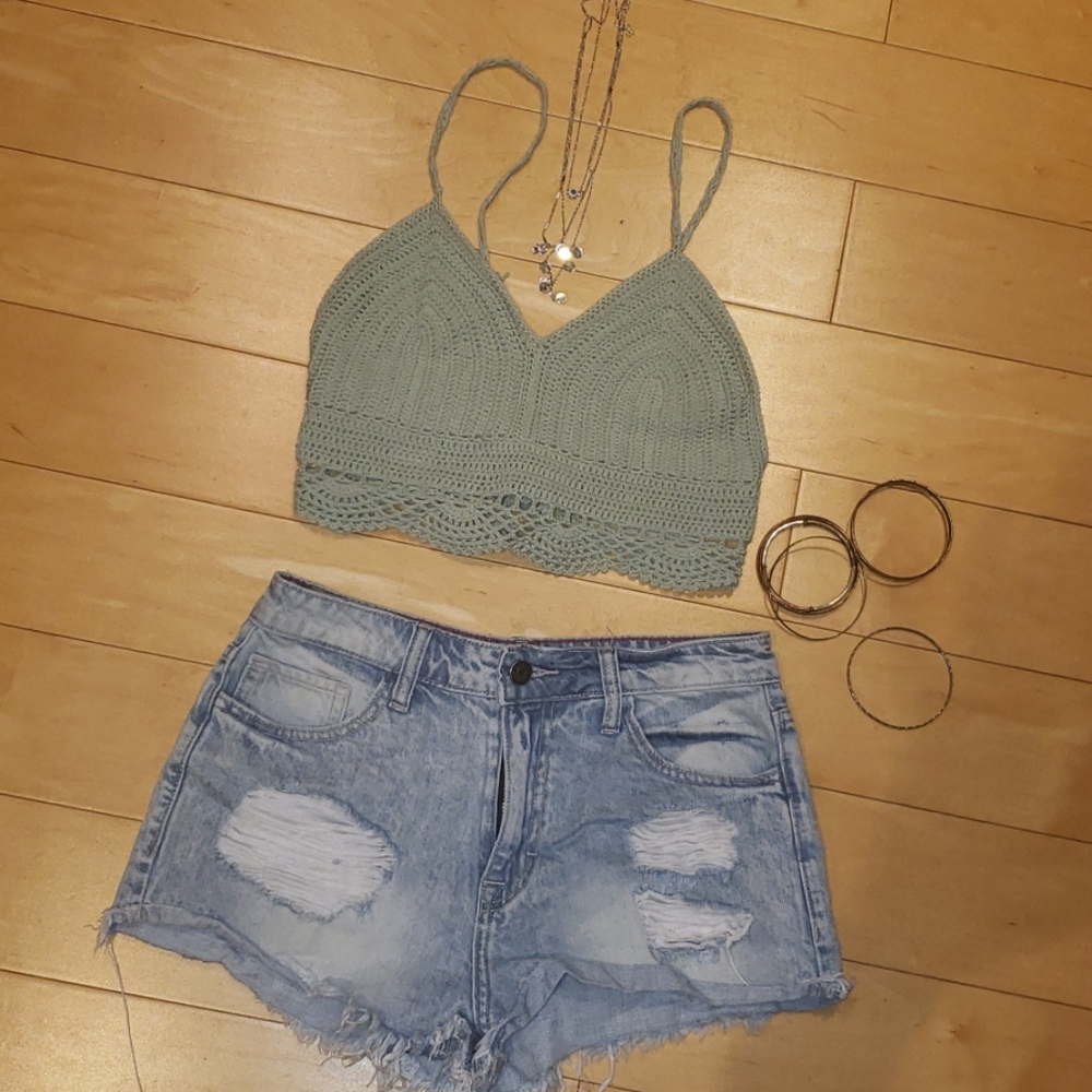 Crochet festival top
